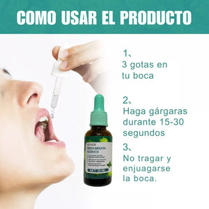 GOTAS PARA ELIMINAR EL MAL ALIENTO